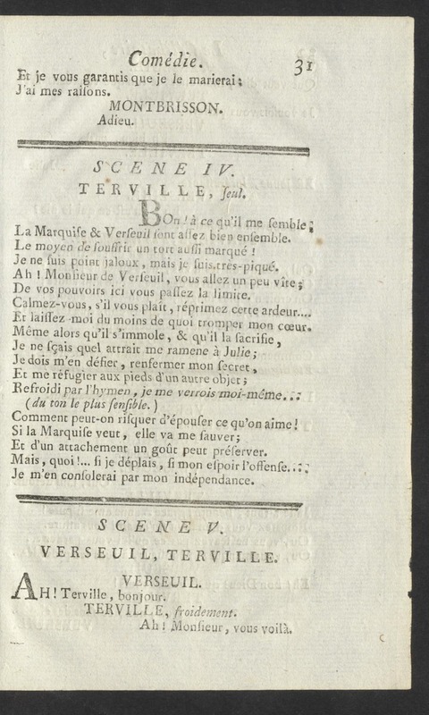 Célibataire (Le), comédie en cinq actes et en vers