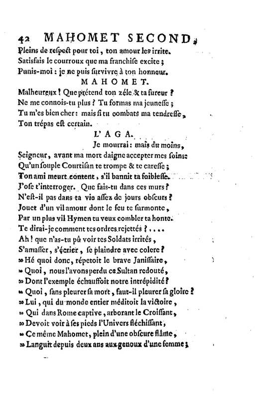 Mahomet second, tragédie, par M. de La Noue