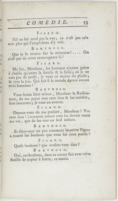 Barbier de Séville, ou La précaution inutile (Le), comédie en quatre actes
