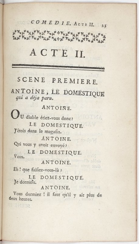 Philosophe sans le savoir (Le), comédie en prose et en cinq actes… par M. Sedaine. [Paris, les Comédiens français, 2 novembre 1765]