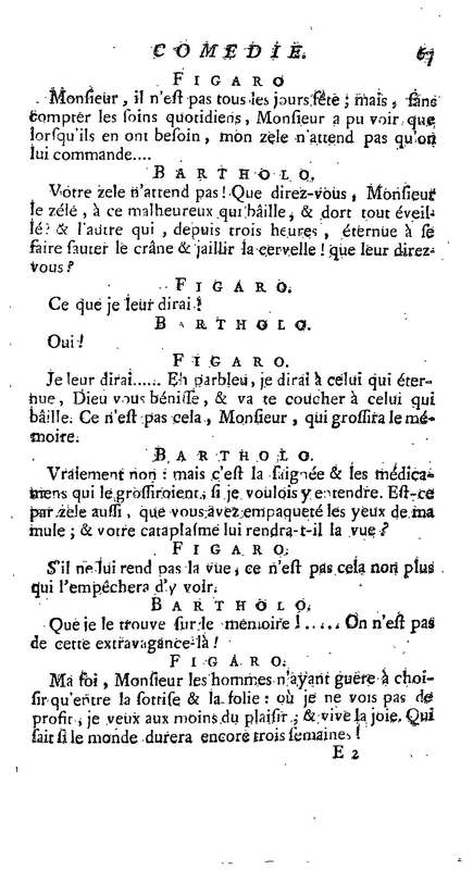 Barbier de Séville, ou la Précaution inutile (Le ), comédie en quatre actes, par M. de Beaumarchais, représentée sur le théâtre de la Comédie Française le 23 février 1775 (avec une Lettre modérée sur la chute et la critique du Barbier de Séville) Barbier de Séville, ou la Précaution inutile (Le ), comédie en quatre actes, par M. de Beaumarchais, représentée sur le théâtre de la Comédie Française le 23 février 1775 (avec une Lettre modérée sur la chute et la critique du Barbier de Séville)
