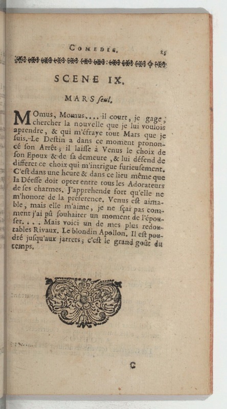 Momus fabuliste, ou les Noces de Vulcain, comédie