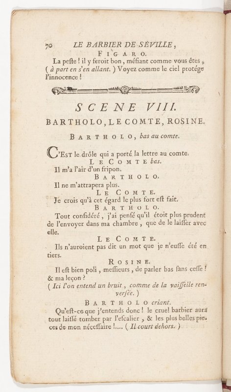 Barbier de Séville, ou la Précaution inutile (Le), comédie en quatre actes, par M. de Beaumarchais, représentée sur le théâtre de la Comédie Française le 23 février 1775 (avec une Lettre modérée sur la chute et la critique du Barbier de Séville) Barbier de Séville, ou la Précaution inutile (Le), comédie en quatre actes, par M. de Beaumarchais, représentée sur le théâtre de la Comédie Française le 23 février 1775 (avec une Lettre modérée sur la chute et la critique du Barbier de Séville)