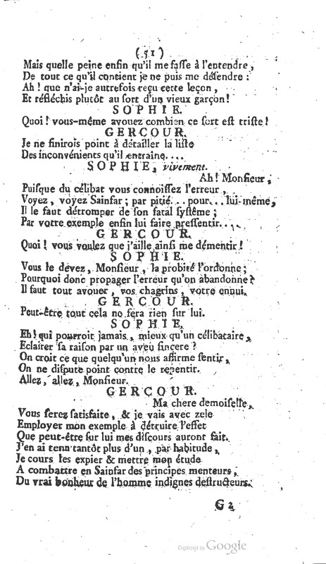 Vieux garçon (Le), comédie en cinq actes, en vers