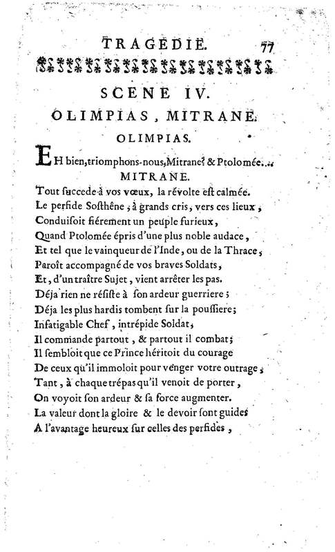 Téglis, tragédie représentée pour la première fois par les Comédiens ordinaires du Roi, le 19 septembre 1735 Téglis, tragédie représentée pour la première fois par les Comédiens ordinaires du Roi, le 19 septembre 1735