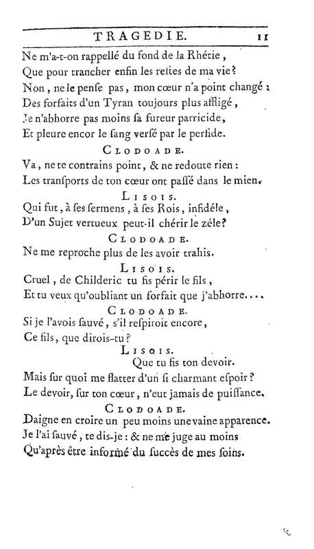 Childéric, tragédie… Childéric, tragédie…