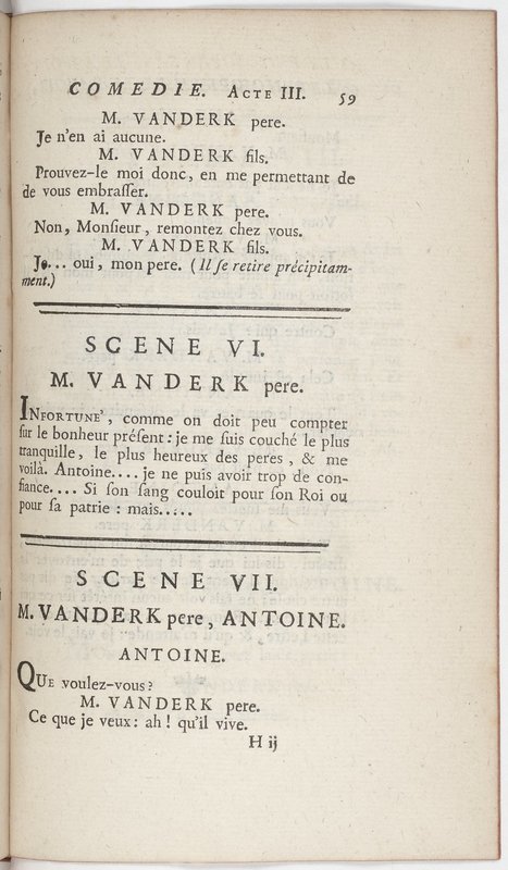 Philosophe sans le savoir (Le), comédie en prose et en cinq actes… par M. Sedaine. [Paris, les Comédiens français, 2 novembre 1765]