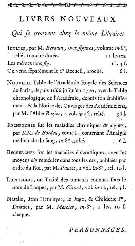 Barbier de Séville, ou la Précaution inutile (Le), comédie en quatre actes, par M. de Beaumarchais, représentée sur le théâtre de la Comédie Française le 23 février 1775 (avec une Lettre modérée sur la chute et la critique du Barbier de Séville)
