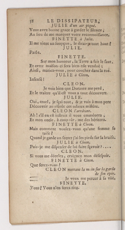 Dissipateur, ou l'Honneste Friponne (Le), comédie