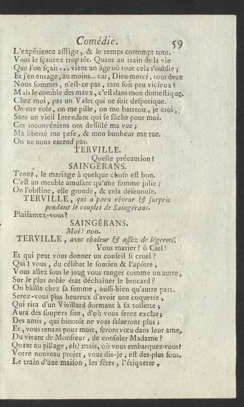 Célibataire (Le), comédie en cinq actes et en vers