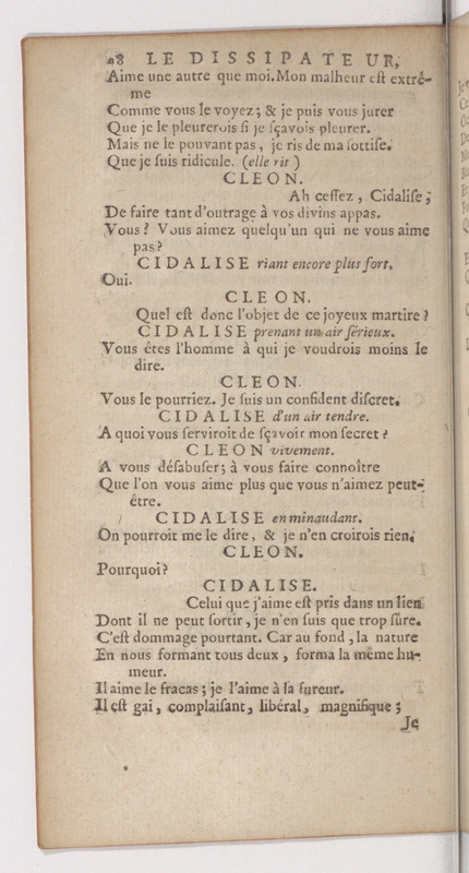 Dissipateur, ou l'Honneste Friponne (Le), comédie Dissipateur, ou l'Honneste Friponne (Le), comédie