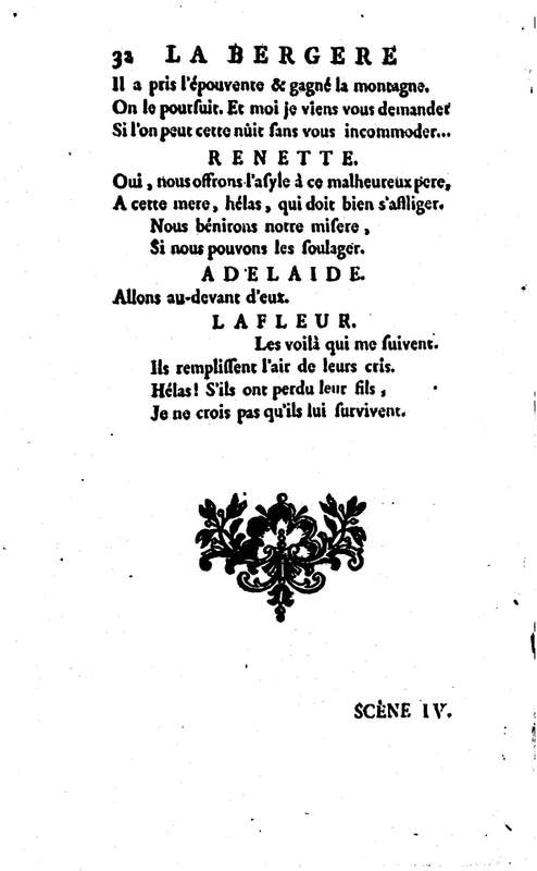 Bergère des Alpes (La), pastorale en trois actes et en vers, mêlée de chants, par M. Marmontel de l'Académie françoise