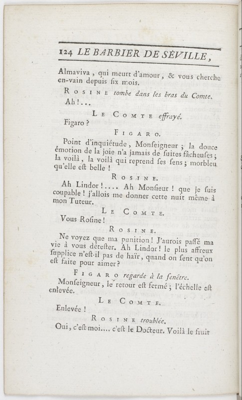 Barbier de Séville, ou la Précaution inutile (Le), comédie en quatre actes ; par M. de Beaumarchais ; représentée & tombée sur le théâtre de la Comédie Françoise aux Tuileries, le 23 de février 1775 Barbier de Séville, ou la Précaution inutile (Le), comédie en quatre actes ; par M. de Beaumarchais ; représentée & tombée sur le théâtre de la Comédie Françoise aux Tuileries, le 23 de février 1775