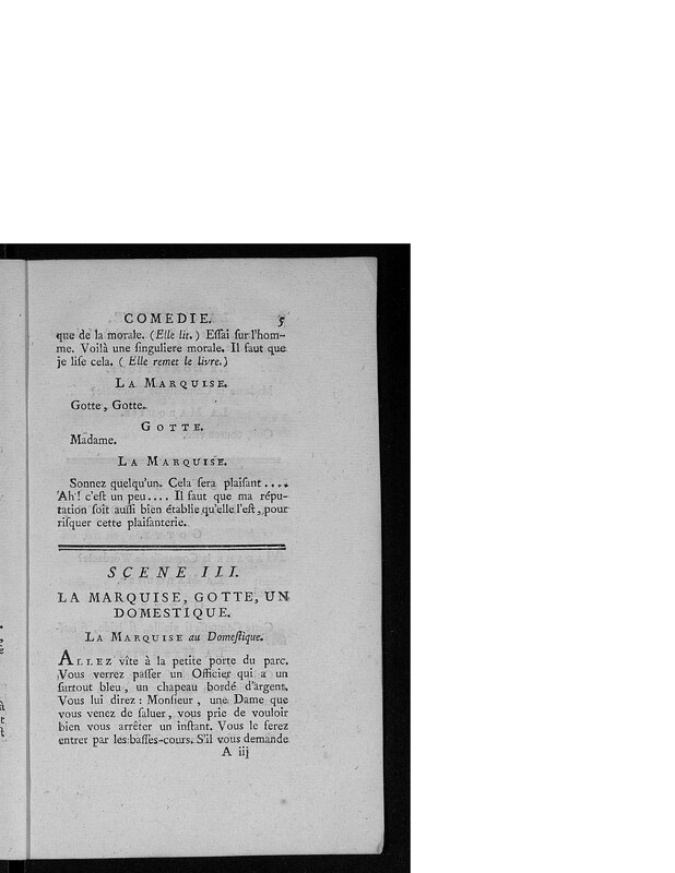 Gageure imprévue (La), comédie en prose et en un acte Gageure imprévue (La), comédie en prose et en un acte