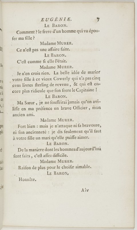 Eugénie, drame en cinq actes en prose, enrichi de figures en taille-douce ; avec un Essai sur le drame sérieux Eugénie, drame en cinq actes en prose, enrichi de figures en taille-douce ; avec un Essai sur le drame sérieux