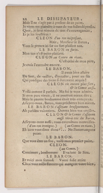 Dissipateur, ou l'Honneste Friponne (Le), comédie Dissipateur, ou l'Honneste Friponne (Le), comédie