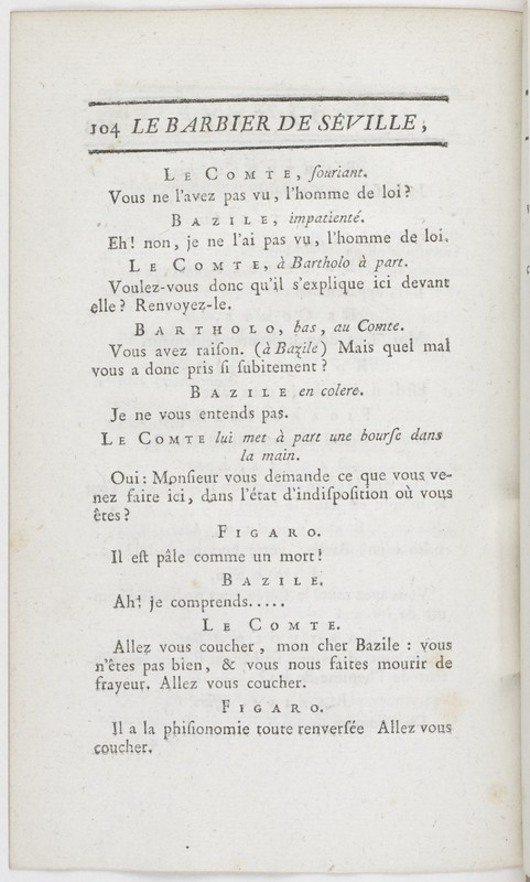 Barbier de Séville, ou la Précaution inutile (Le), comédie en quatre actes ; par M. de Beaumarchais ; représentée & tombée sur le théâtre de la Comédie Françoise aux Tuileries, le 23 de février 1775 Barbier de Séville, ou la Précaution inutile (Le), comédie en quatre actes ; par M. de Beaumarchais ; représentée & tombée sur le théâtre de la Comédie Françoise aux Tuileries, le 23 de février 1775