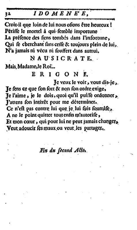 Idoménée, tragédie, par M. Le Mierre, représentée pour la première fois, par les Comédiens françois ordinaires du Roi, le lundi 13 février 1764 Idoménée, tragédie, par M. Le Mierre, représentée pour la première fois, par les Comédiens françois ordinaires du Roi, le lundi 13 février 1764