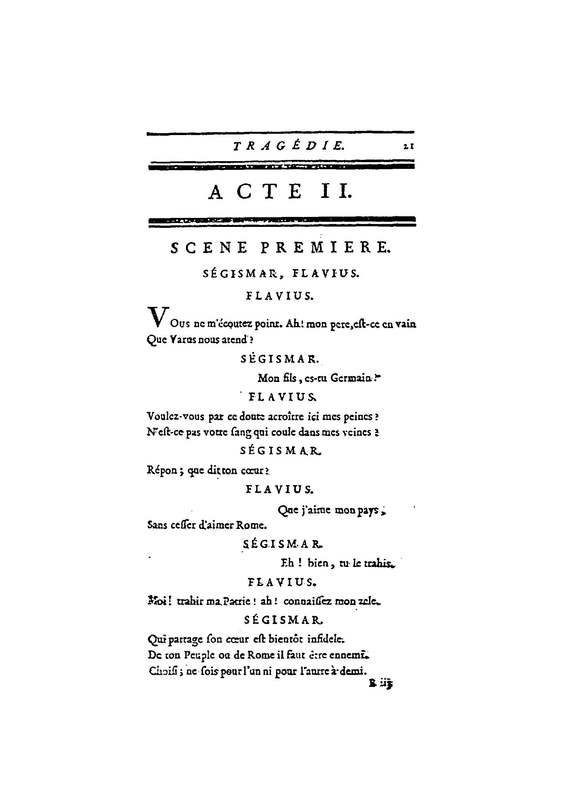 Arminius, ou les Chérusques : tragédie, tirée du théâtre allemand Arminius, ou les Chérusques : tragédie, tirée du théâtre allemand
