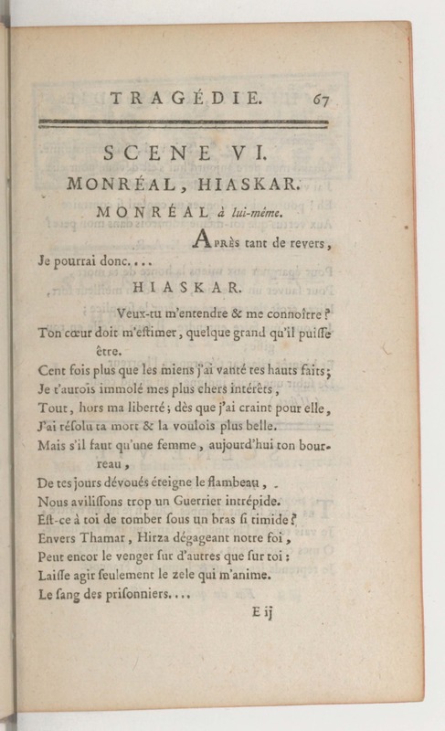 Hirza, tragédie, par M. de Sauvigny… (Comédiens ordinaires du Roi, 27 mai 1767) Hirza, tragédie, par M. de Sauvigny… (Comédiens ordinaires du Roi, 27 mai 1767)