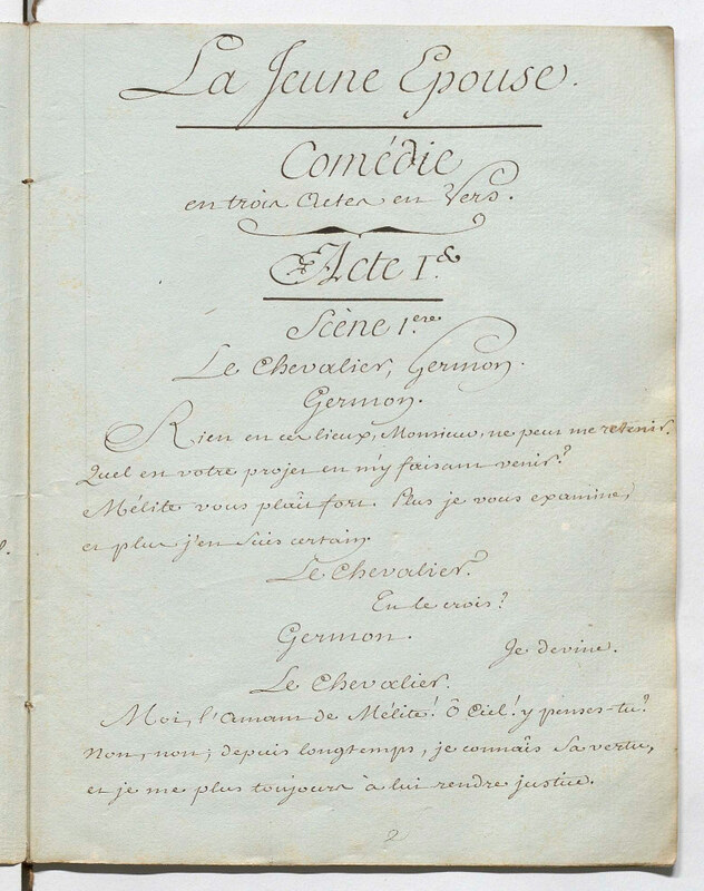 Jeune Épouse (La), comédie en trois actes et en vers Jeune Épouse (La), comédie en trois actes et en vers