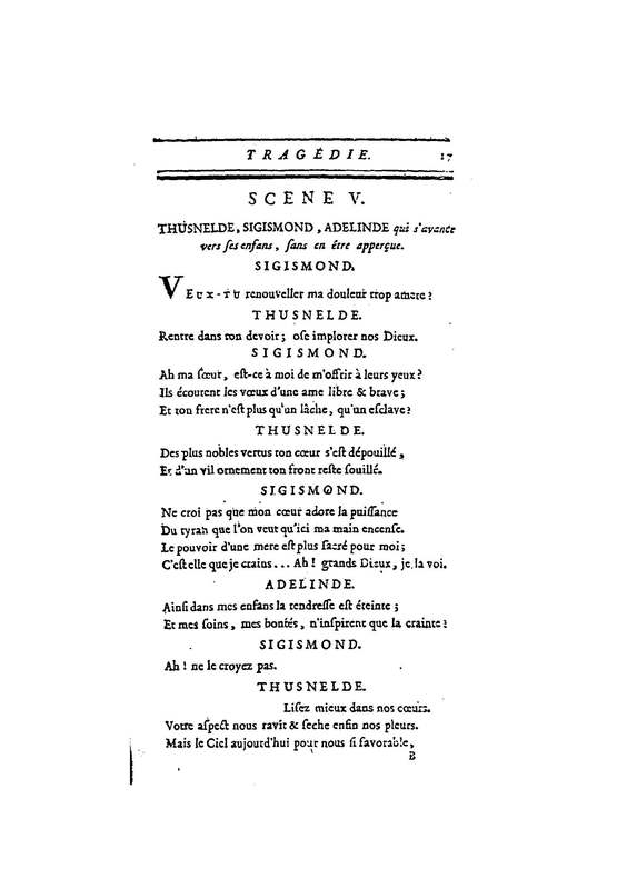 Arminius, ou les Chérusques : tragédie, tirée du théâtre allemand Arminius, ou les Chérusques : tragédie, tirée du théâtre allemand