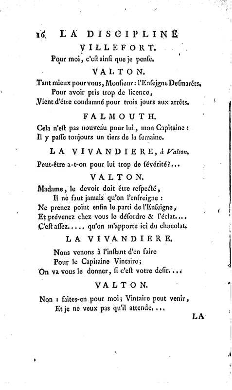 Discipline militaire du Nord (La), drame en quatre actes, en vers libres Discipline militaire du Nord (La), drame en quatre actes, en vers libres