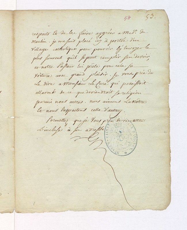 Recueil de lettres de Voltaire, de Mme du Châtelet et de Jean-Jacques Rousseau, préparé en 1782 pour une édition, par un ancien secrétaire de l'abbé de Sade Recueil de lettres de Voltaire, de Mme du Châtelet et de Jean-Jacques Rousseau, préparé en 1782 pour une édition, par un ancien secrétaire de l'abbé de Sade