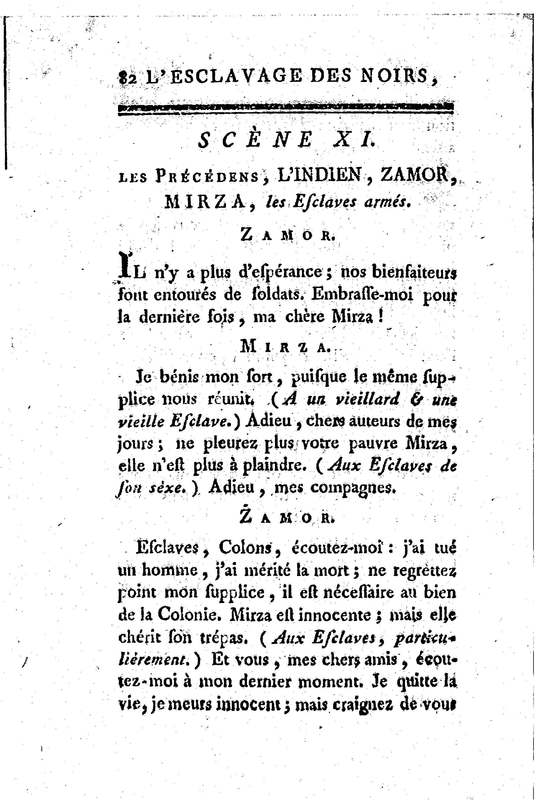 Esclavage des noirs, ou l'Heureux Naufrage (L'), drame en trois actes, en prose Esclavage des noirs, ou l'Heureux Naufrage (L'), drame en trois actes, en prose