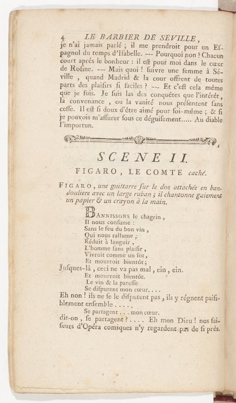 Barbier de Séville, ou la Précaution inutile (Le), comédie en quatre actes, par M. de Beaumarchais, représentée sur le théâtre de la Comédie Française le 23 février 1775 (avec une Lettre modérée sur la chute et la critique du Barbier de Séville) Barbier de Séville, ou la Précaution inutile (Le), comédie en quatre actes, par M. de Beaumarchais, représentée sur le théâtre de la Comédie Française le 23 février 1775 (avec une Lettre modérée sur la chute et la critique du Barbier de Séville)