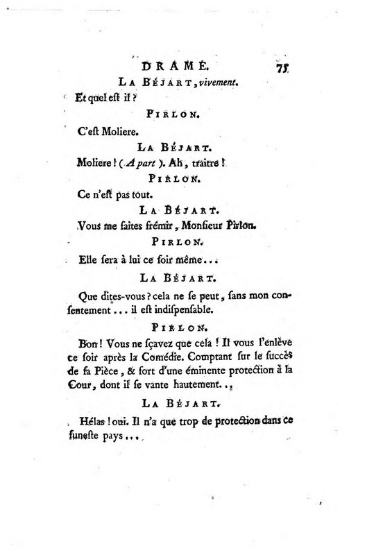Molière, drame en cinq actes en prose; imité de Goldoni