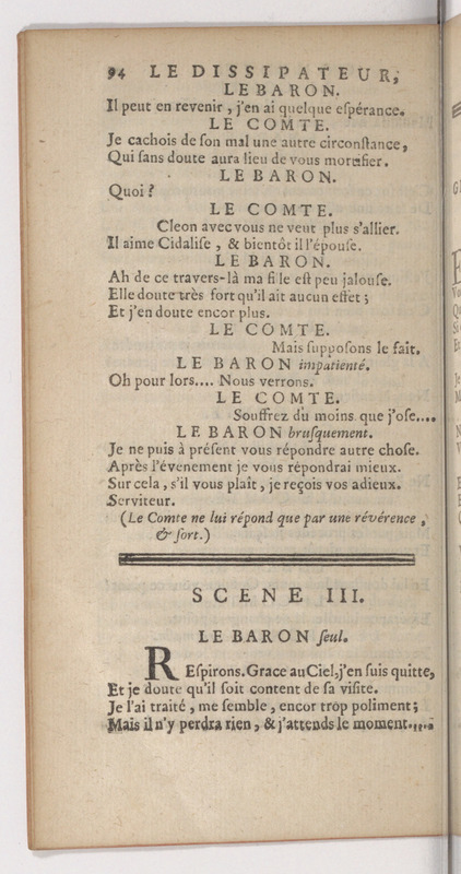 Dissipateur, ou l'Honneste Friponne (Le), comédie Dissipateur, ou l'Honneste Friponne (Le), comédie