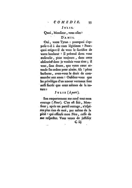 Julie, ou le Bon Père, comédie en trois actes et en prose / par M. D* N**, … Julie, ou le Bon Père, comédie en trois actes et en prose / par M. D* N**, …