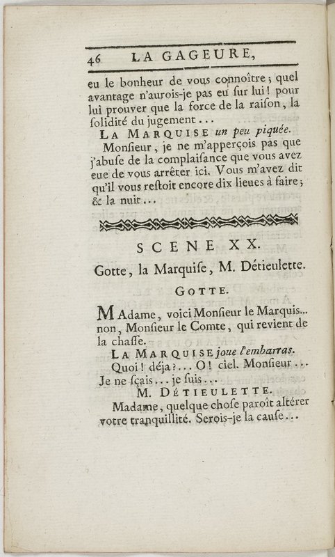 Gageure imprévue (La), comédie en prose et en un acte… par M. Sedaine. [Paris, les Comédiens français, 27 mai 1768]