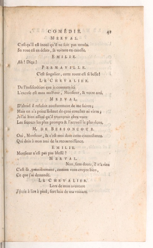 Mariage secret (Le), comédie en trois actes, en vers ; représentée à Fontainebleau, devant Leurs Majestés, le vendredi 4 novembre 1785 ; &, pour la première fois sur le Théâtre Français, le 10 mars 1786 Mariage secret (Le), comédie en trois actes, en vers ; représentée à Fontainebleau, devant Leurs Majestés, le vendredi 4 novembre 1785 ; &, pour la première fois sur le Théâtre Français, le 10 mars 1786