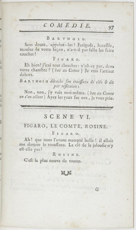 Barbier de Séville, ou La précaution inutile (Le), comédie en quatre actes