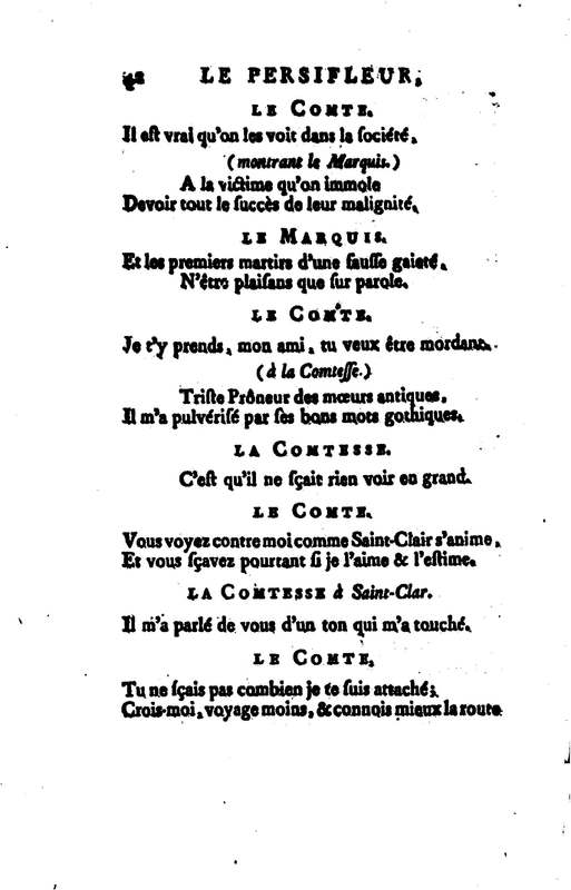 Persifleur (Le), comédie en trois actes et en vers… par M. de Sauvigny Persifleur (Le), comédie en trois actes et en vers… par M. de Sauvigny