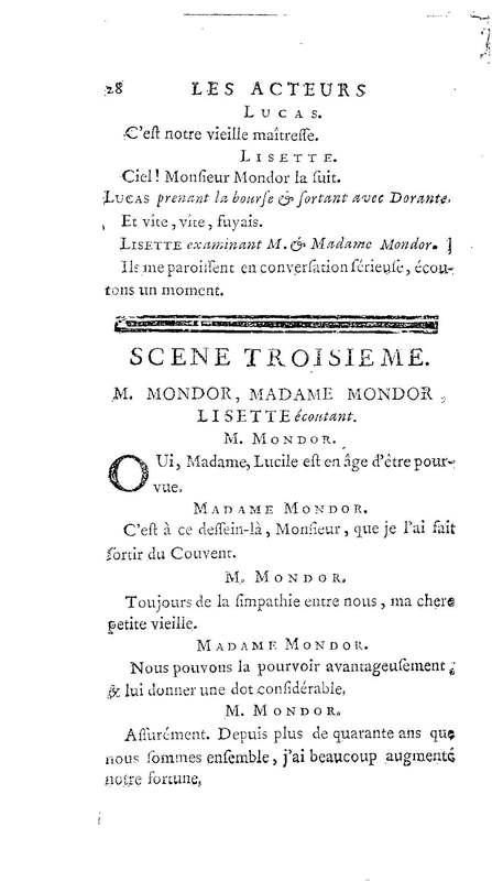 Acteurs déplacés ou l'Amant comedien (Les). Comedie en un acte. Avec un prologue & un divertissement. Représentée pour la premiere fois par les Comédiens ordinaires du Roi, le 14 octobre 1735…