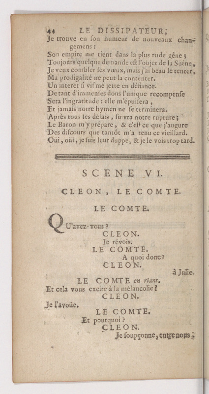 Dissipateur, ou l'Honneste Friponne (Le), comédie