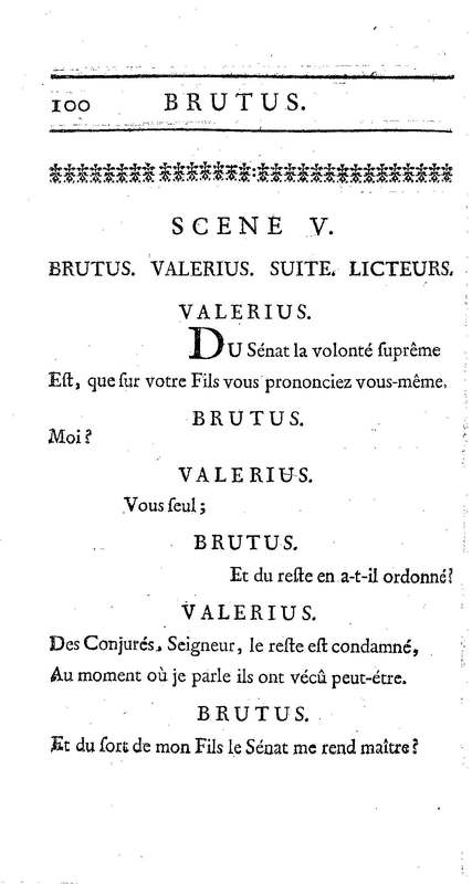 Brutus de M. de Voltaire (Le), avec un Discours sur la tragédie Brutus de M. de Voltaire (Le), avec un Discours sur la tragédie