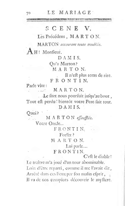 Mariage interrompu (Le), en trois actes et en vers