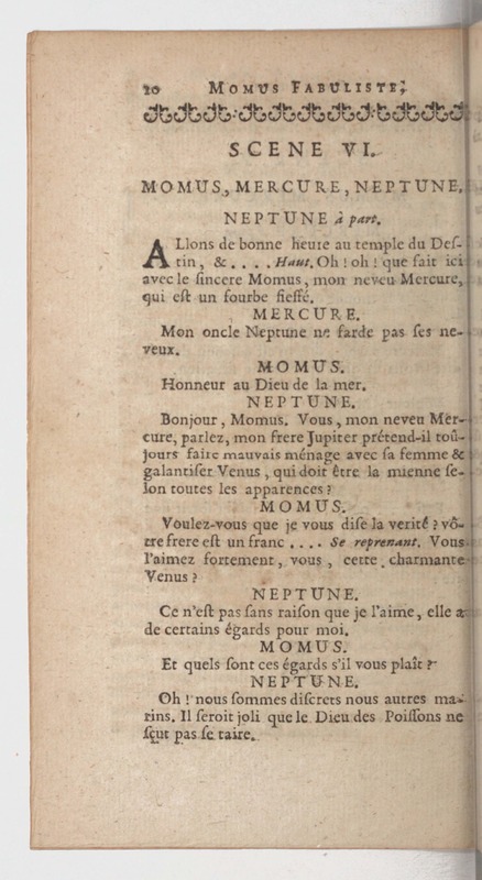 Momus fabuliste, ou les Noces de Vulcain, comédie Momus fabuliste, ou les Noces de Vulcain, comédie