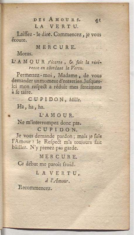 Réunion des Amours (La), comédie héroïque Réunion des Amours (La), comédie héroïque