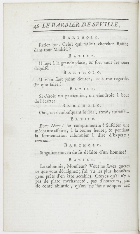 Barbier de Séville, ou La précaution inutile (Le), comédie en quatre actes