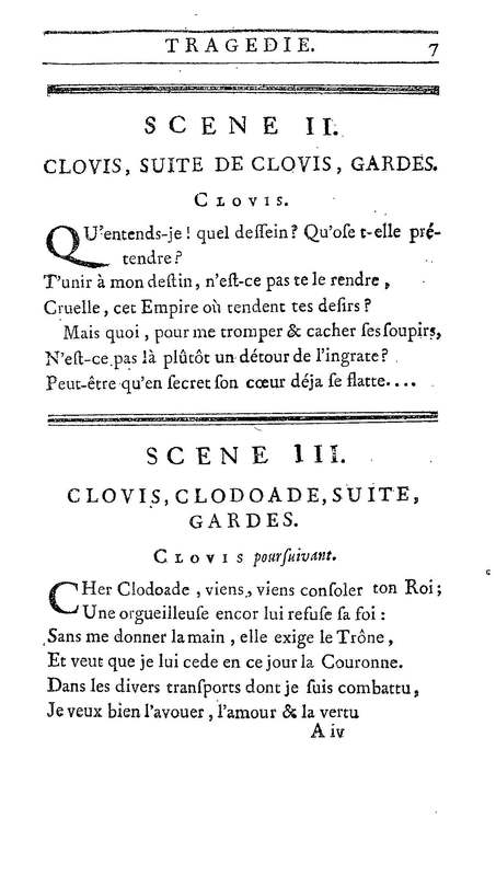 Childéric, tragédie… Childéric, tragédie…