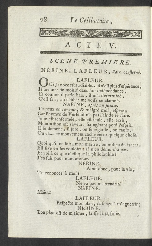 Célibataire (Le), comédie en cinq actes et en vers Célibataire (Le), comédie en cinq actes et en vers