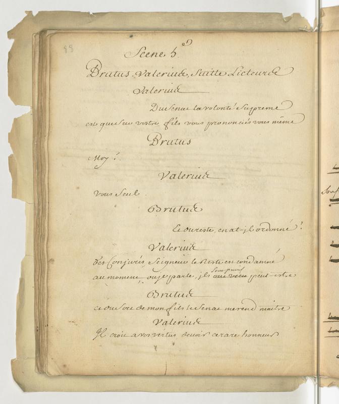 Brutus, tragédie en cinq actes et en vers