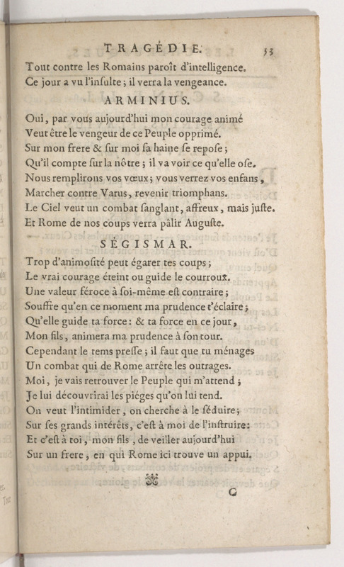 Chérusques (Les), tragédie ; tirée du théâtre allemand ; par M. Bauvin Chérusques (Les), tragédie ; tirée du théâtre allemand ; par M. Bauvin