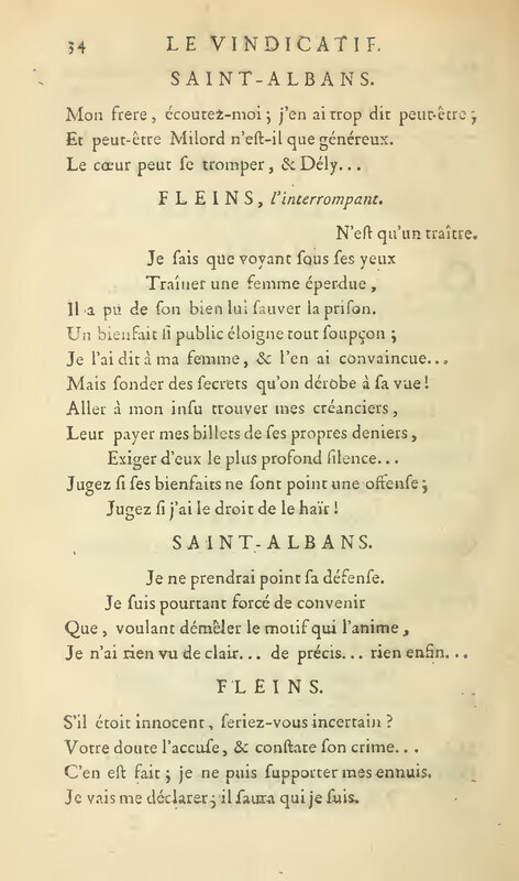 Vindicatif (Le), drame en cinq actes, et en vers libres Vindicatif (Le), drame en cinq actes, et en vers libres