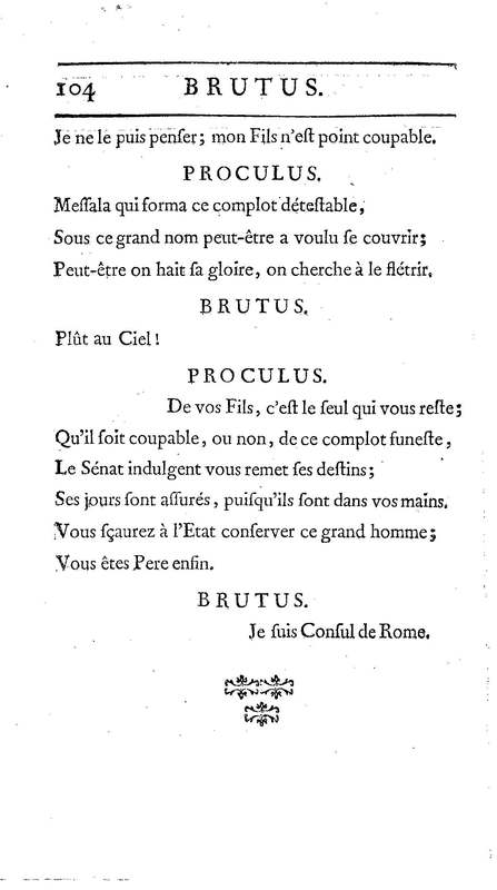 Brutus de M. de Voltaire (Le), avec un Discours sur la tragédie Brutus de M. de Voltaire (Le), avec un Discours sur la tragédie